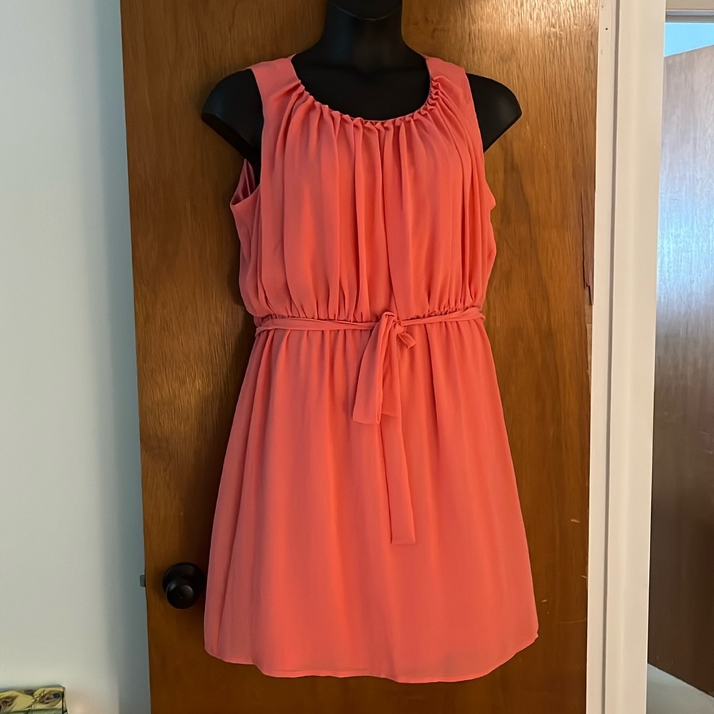 GNW peach flowy dress